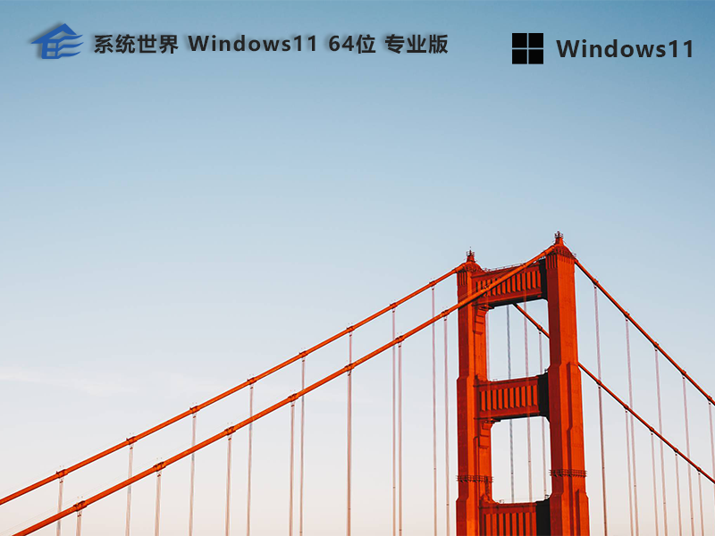 系统世界Win11专业版