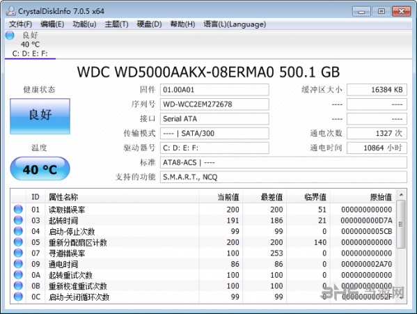 CrystalDiskInfo图片2