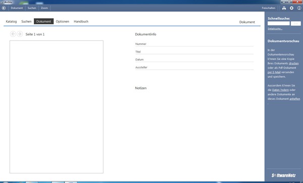 SoftwareNetz Document Archive图